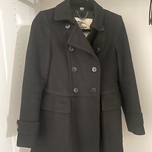 Beautiful black Burberry wool coat